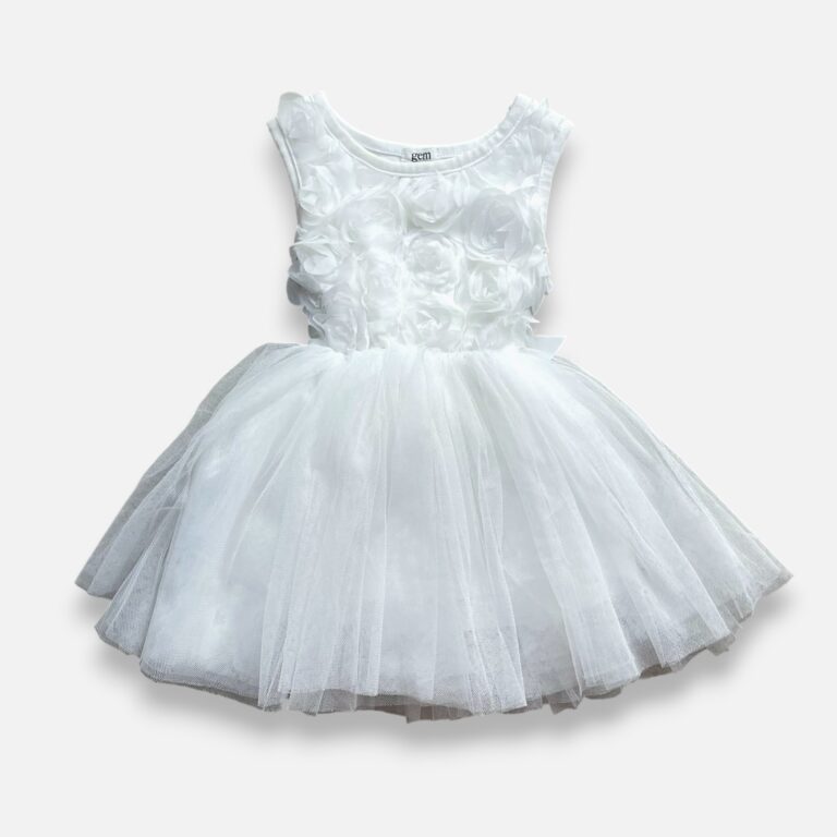 GEM White Dress - 6 months/12 months