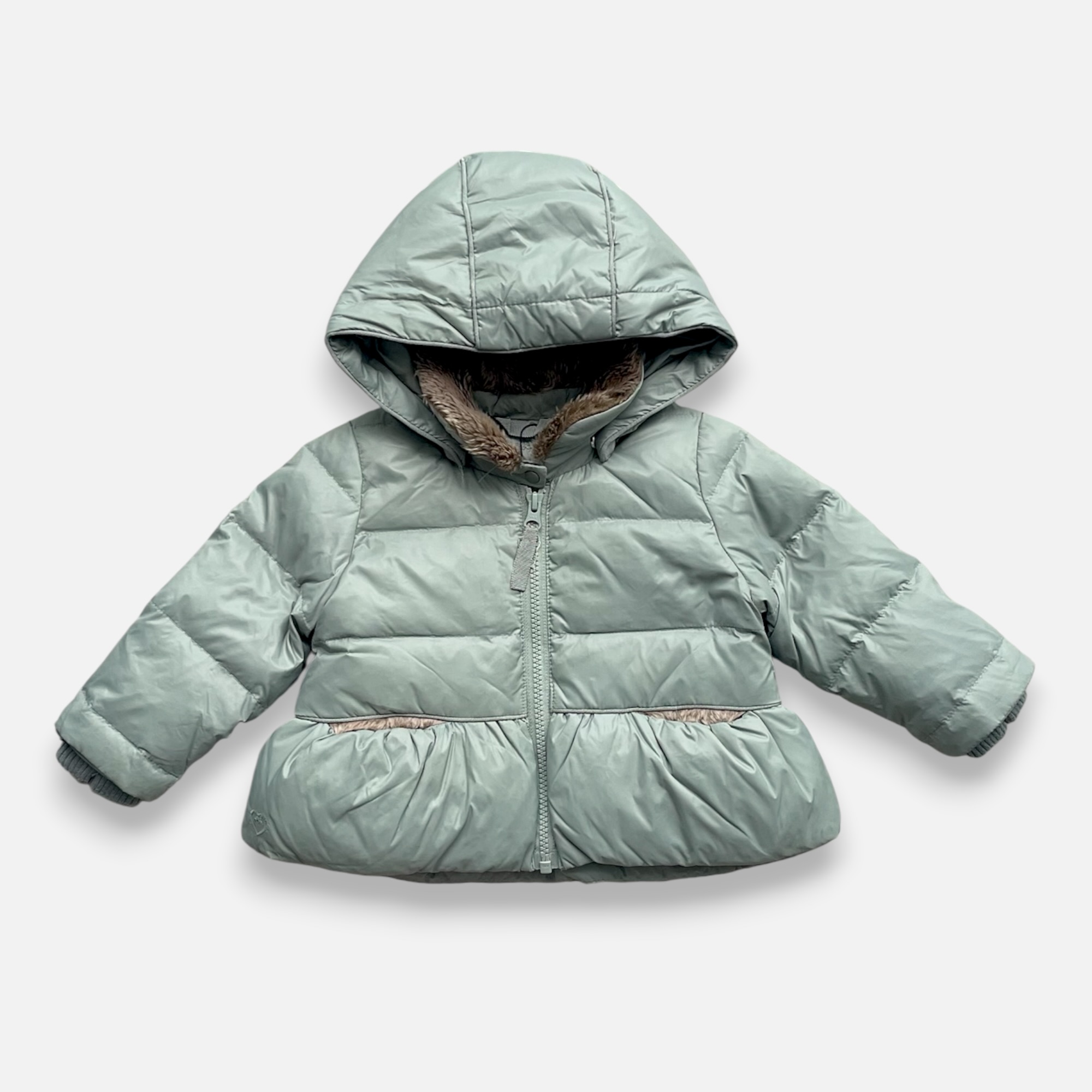 CHATEAU DE SABLE Green Coat - 12 months