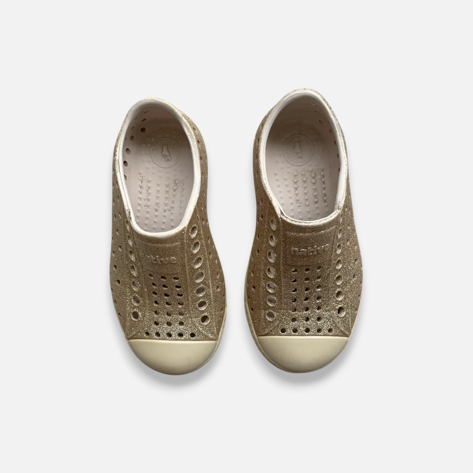 NATIVE Gold & Glitter Shoes - EU24