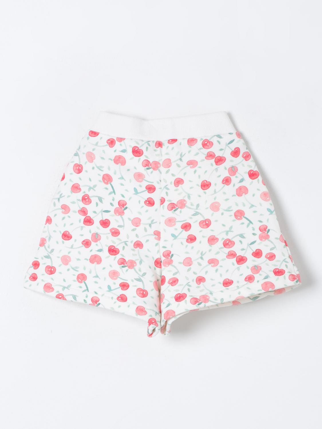 BONPOINT Off-white & Red Shorts - 6 years