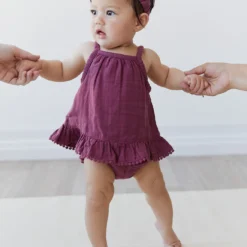 JAMIE KAY Burgandy Set - 2 years