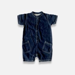 BEBOBIO PARIS Blue Romper - 6 months