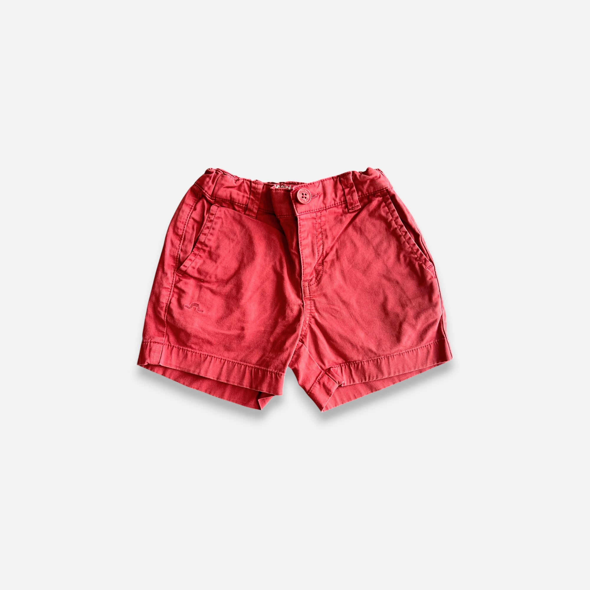 CHATEAU DE SABLE Red Shorts - 12 months
