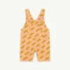 THE ANIMAL OBSERVATORY Pink & Yellow Overall - 6 months
