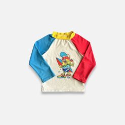 STELLA MCCARTNEY White, Blue, Red & Yellow Swim Top - 2 years