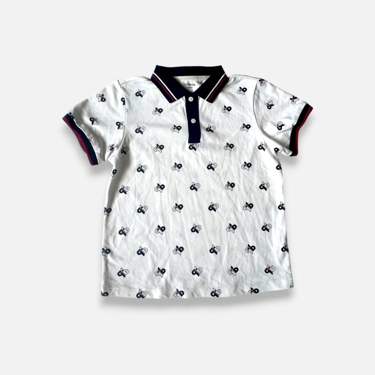BALABALA White & Blue Shirt - 7 years/8 years