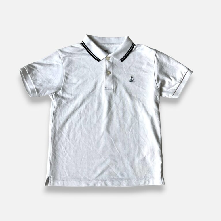 UNIQLO White Polo - 7 years/8 years/9 years