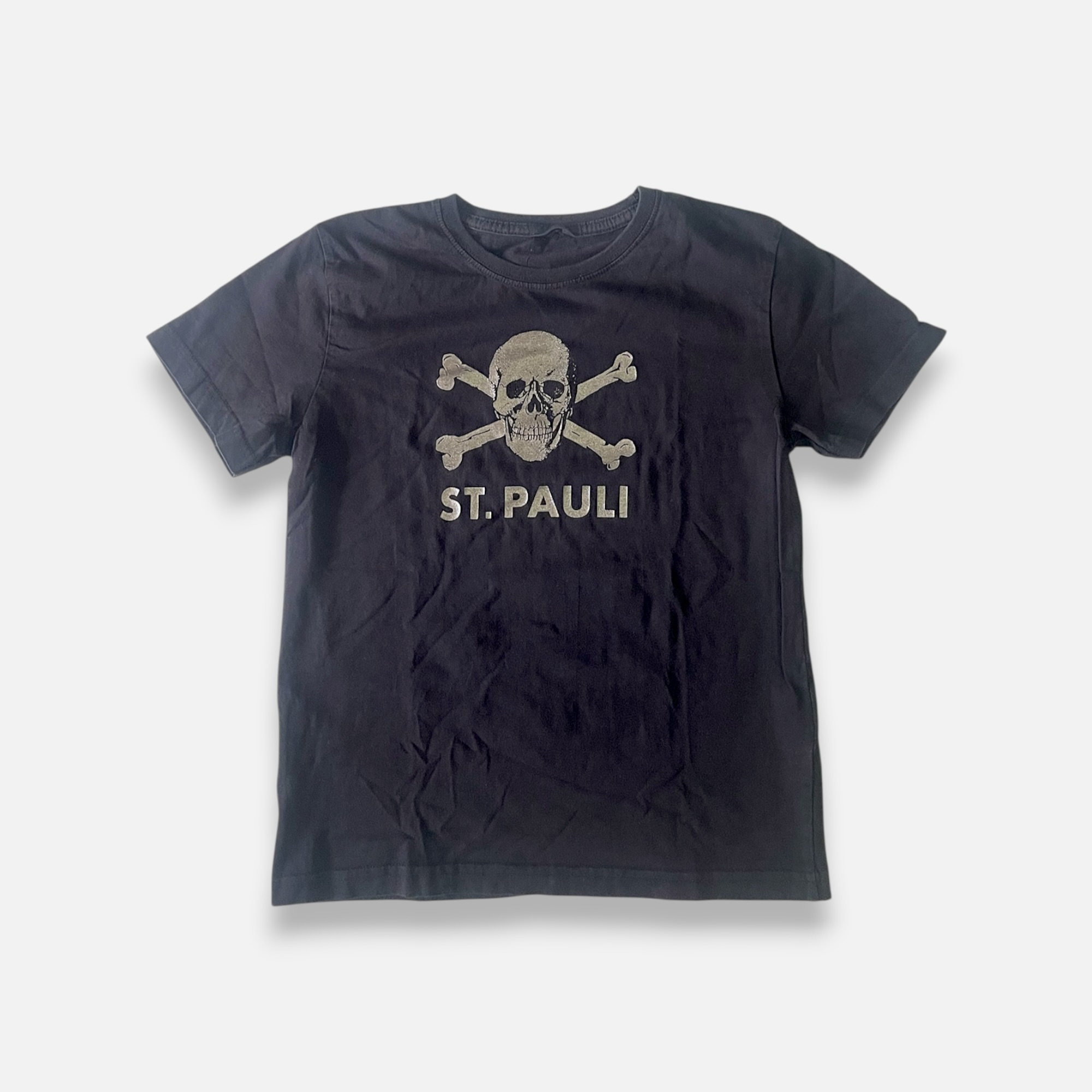 ST PAULI Black Tshirt - 9 years/10 years