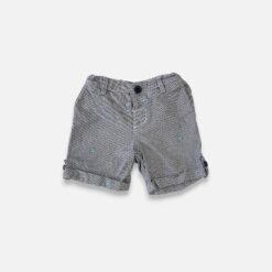 GINGERSNAPS Blue & White Shorts - 12 months