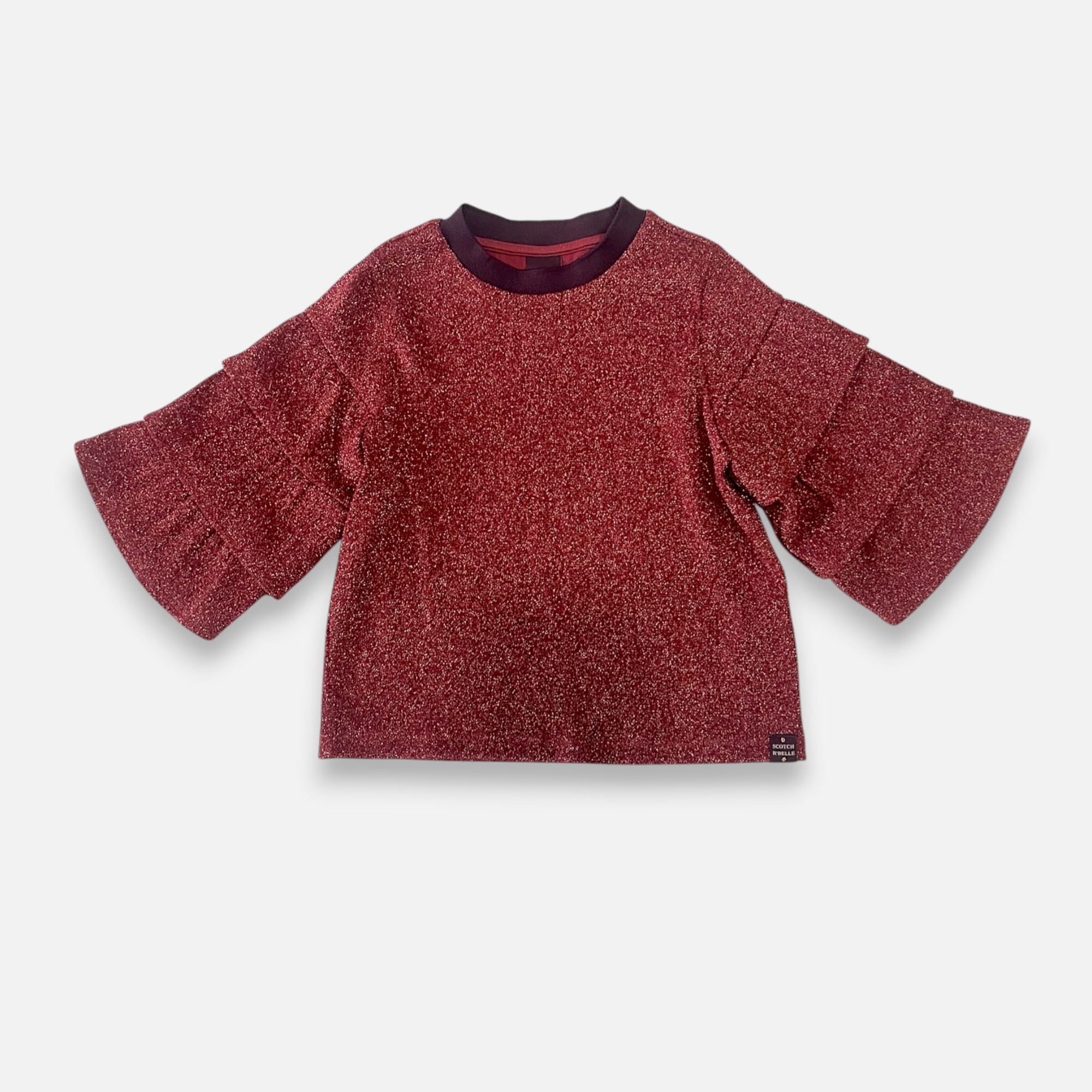 SCOTCH & SODA Red & Glitter Tshirt - 8 years