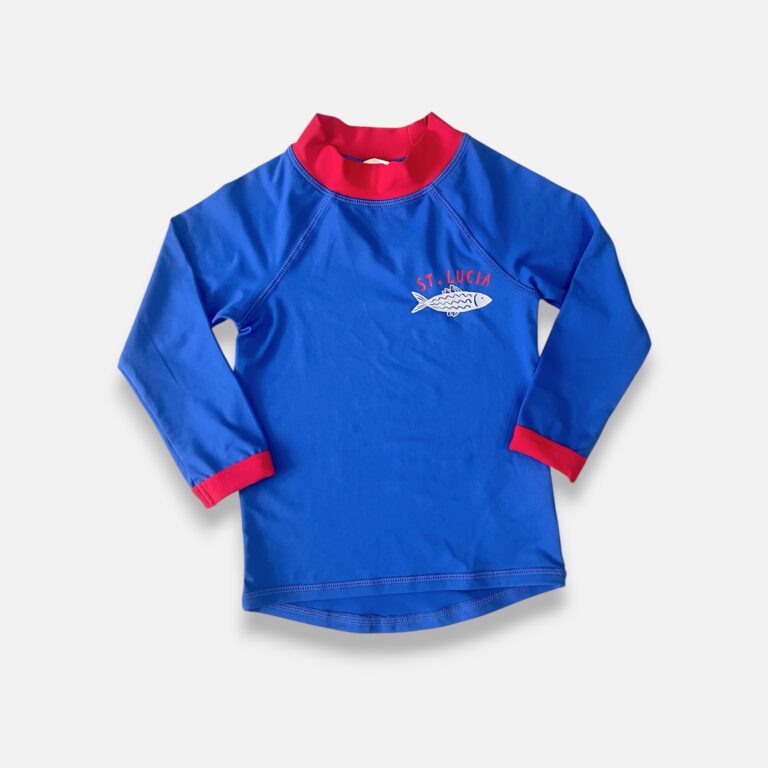 COTTON ON,UNKNOWN Blue Set, Uv Top & Hat - 2 years