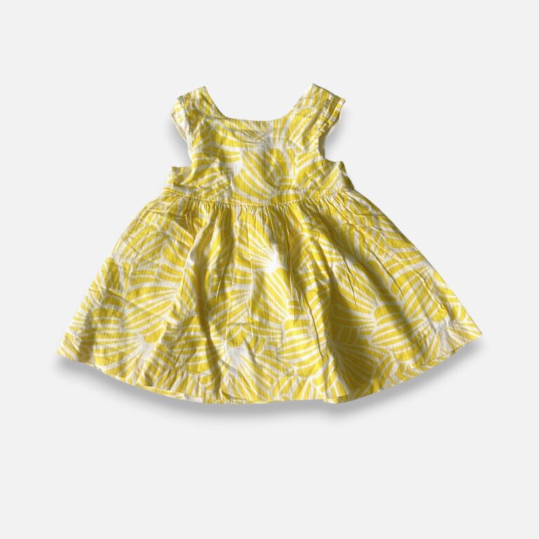 OBAIBI Yellow Dress & Bloomer - 12 months