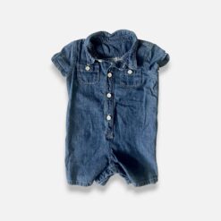 BABY RYSON Blue Romper - 6 months