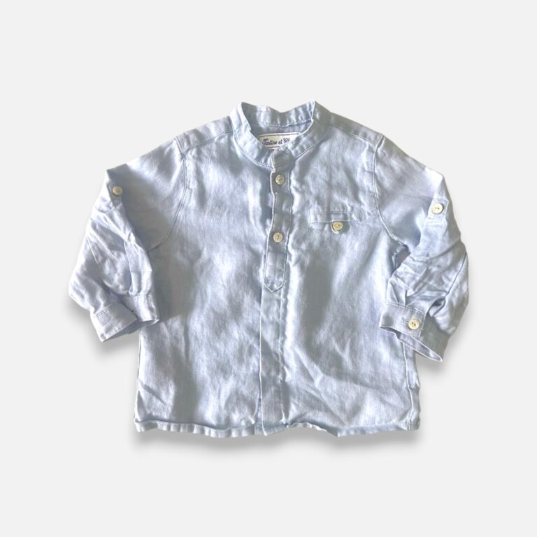 TARTINE ET CHOCOLAT Blue Shirt - 18 months