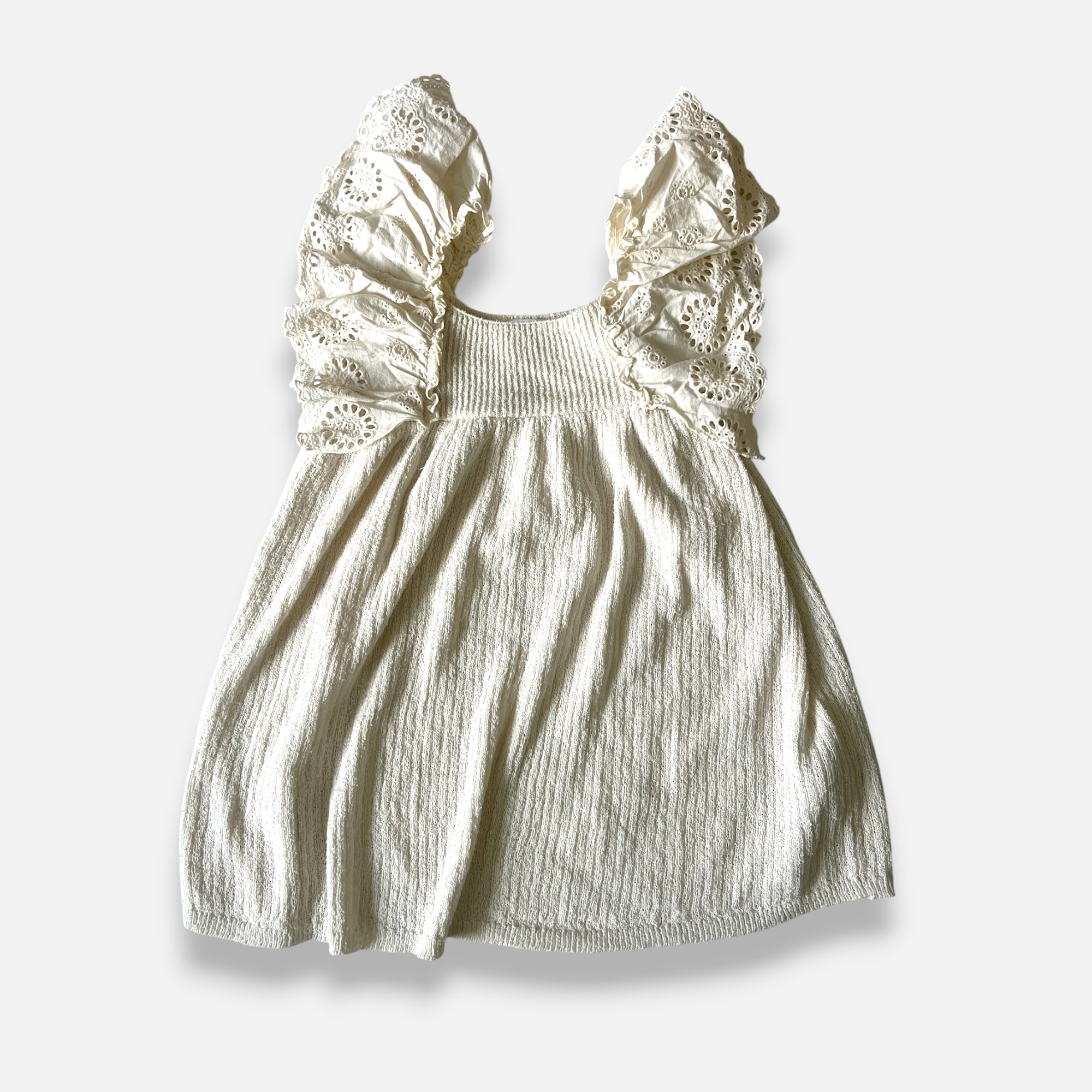 ZARA Off-white Dress - 2 years/3 years