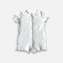 RALPH LAUREN Blue & White Romper - 6 months