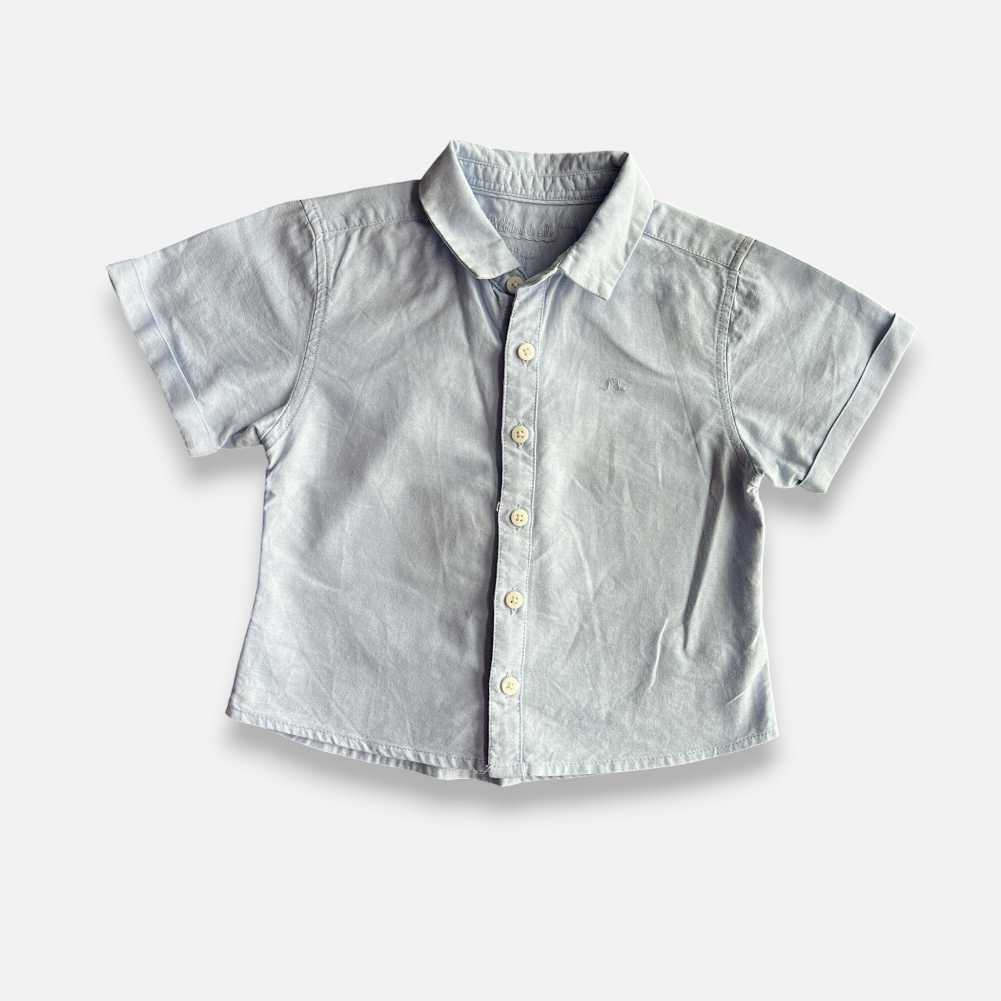CHATEAU DE SABLE Blue Shirt - 18 months
