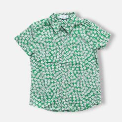 SEA APPLE Green & White Shirt - 8 years