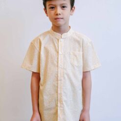 SEA APPLE Yellow & White Shirt – 8 years