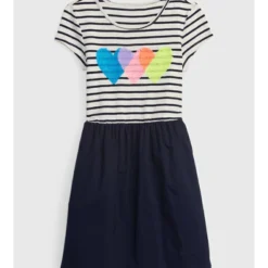 GAP Black & White Dress - 10 years/11 years