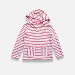 JOULES White & Pink Hoodie - 7 years/8 years