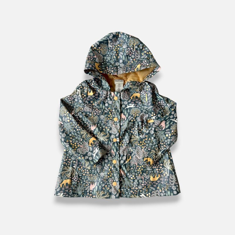 RACHEL ZOE Green Rain Jacket - 3 years