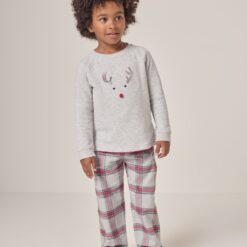 THE LITTLE WHITE COMPANY Grey Pyjamas - 5 years/6 years