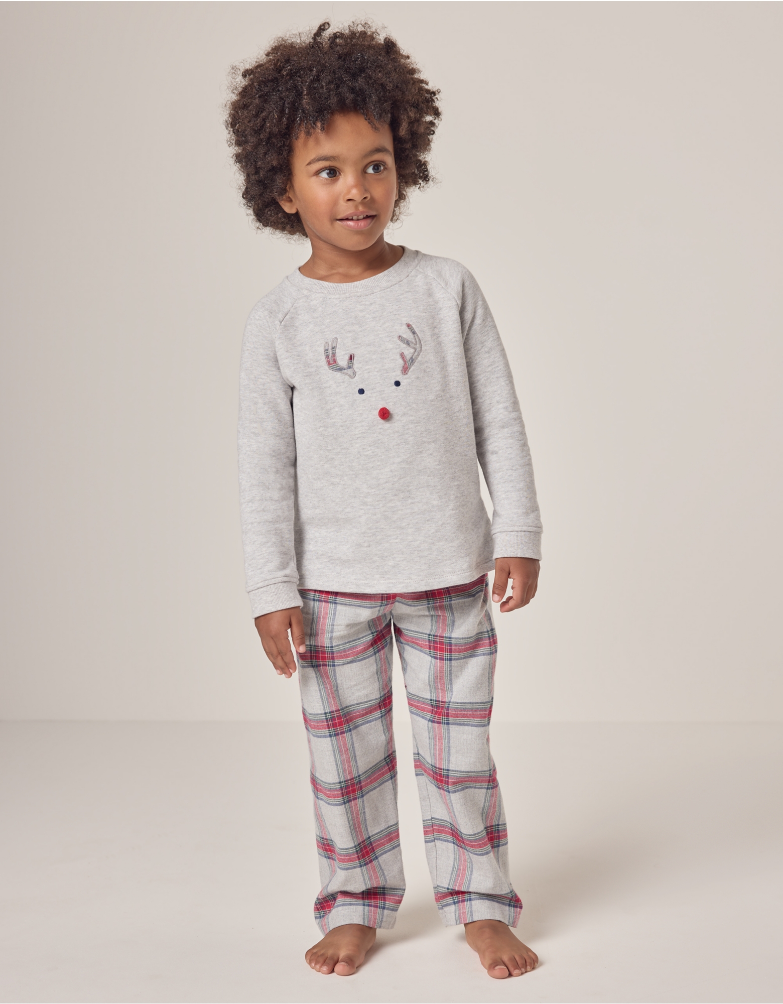 THE LITTLE WHITE COMPANY Grey Pyjamas - 5 years/6 years