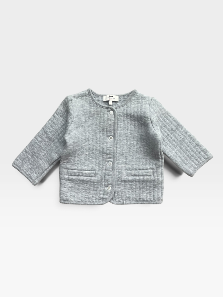 CYRILLUS Grey Cardigan - 9 months