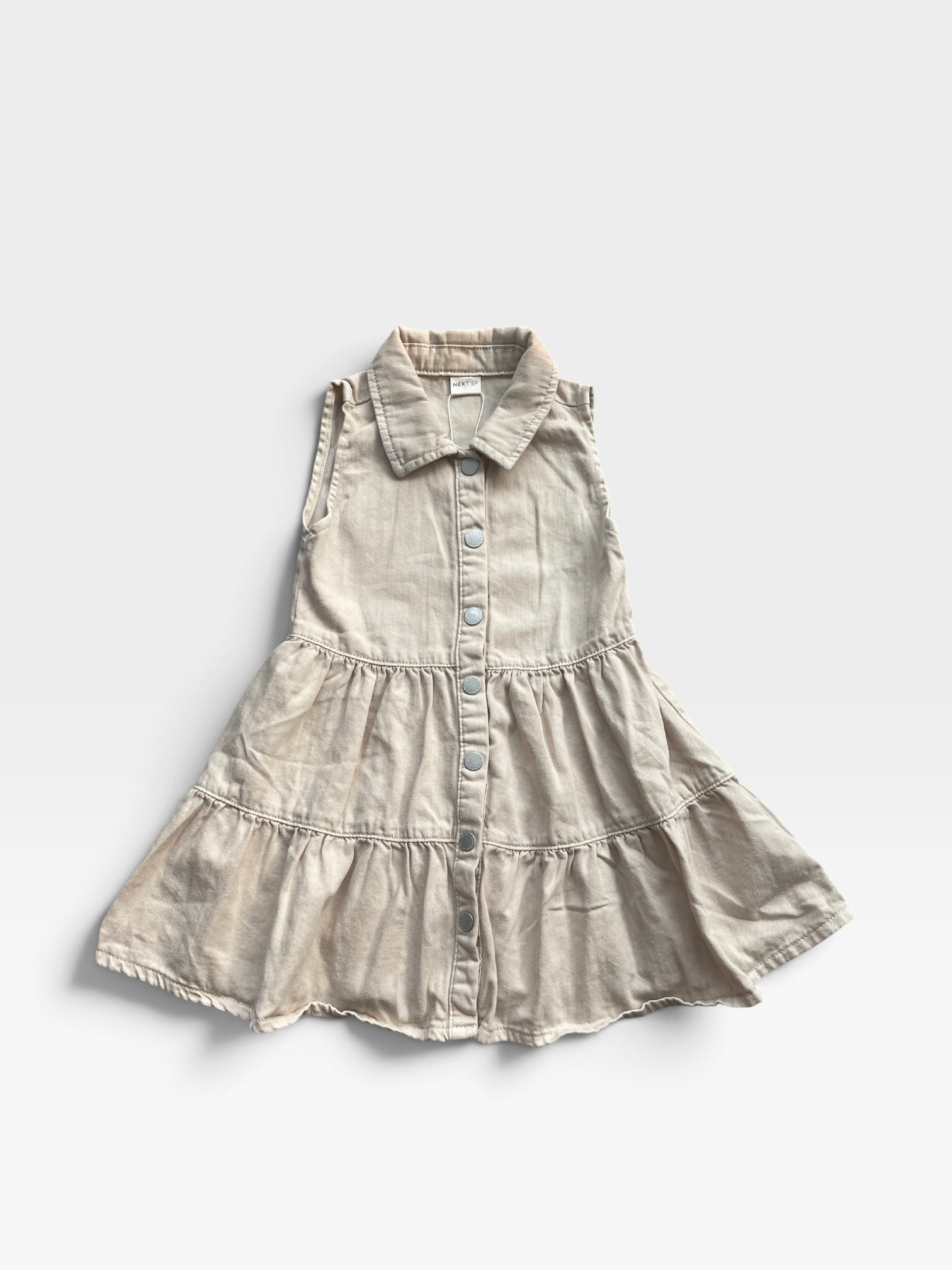 NEXT Beige Dress - 3 years/4 years