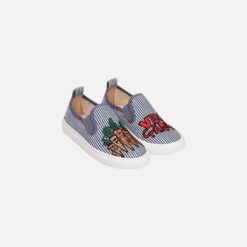 STELLA MCCARTNEY Blue & White Shoes - EU26