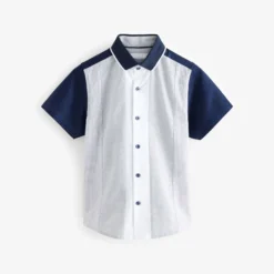NEXT Grey & Blue Shirt - 9 years