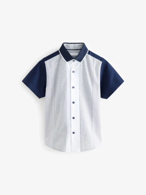 NEXT Grey & Blue Shirt - 9 years