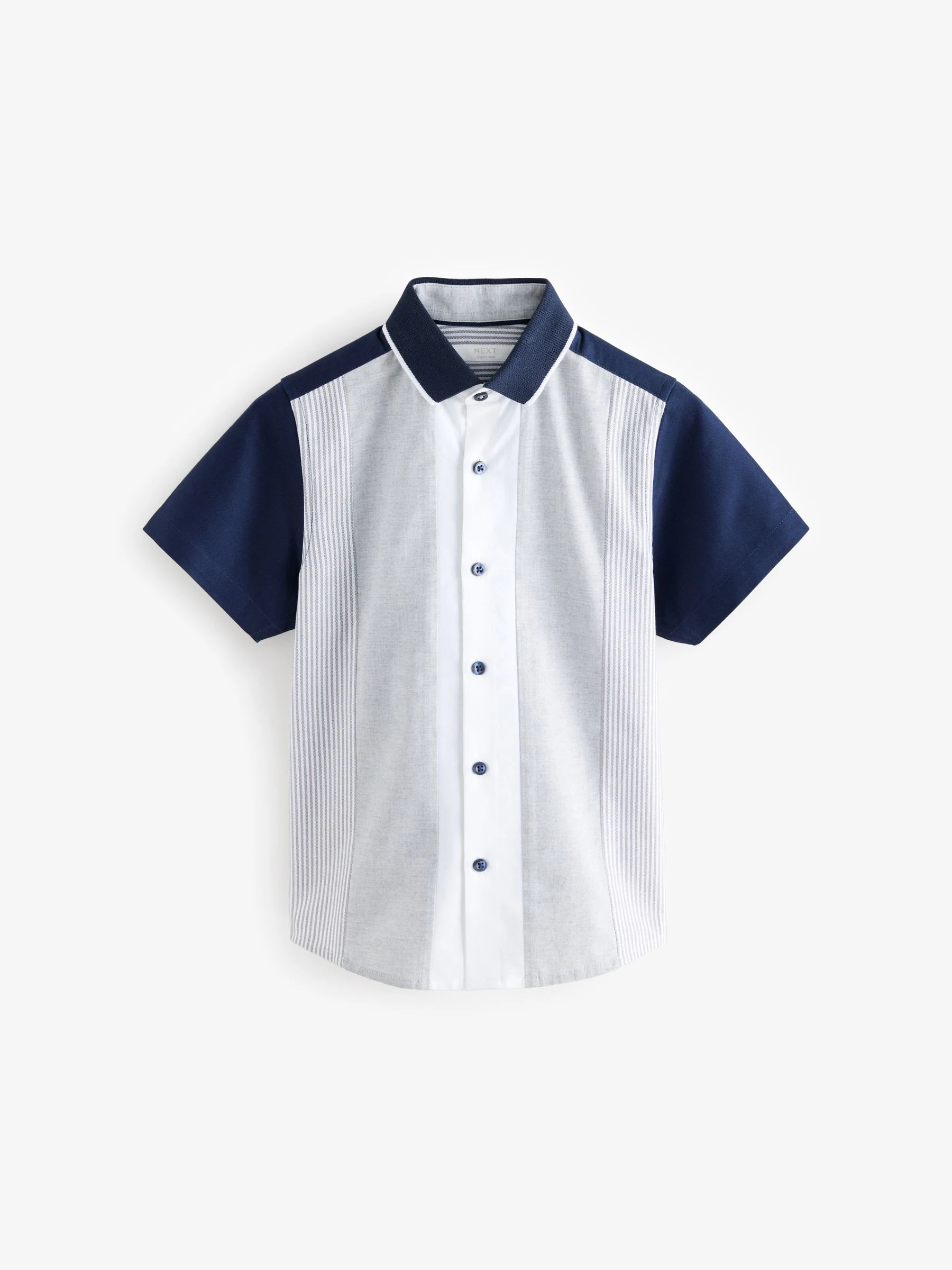 NEXT Grey & Blue Shirt - 9 years