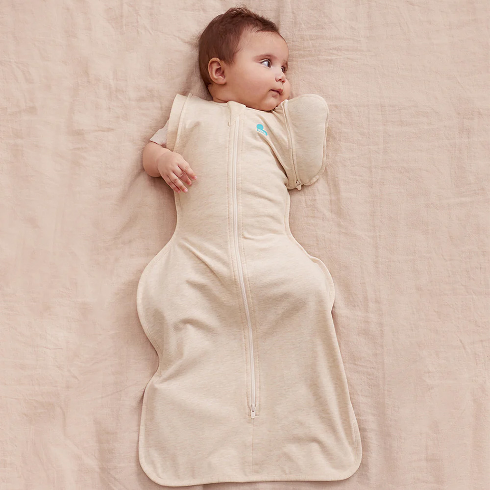 LOVE TO DREAM Beige & Grey Swaddle & Pack Of 2 - 3 months/6 months