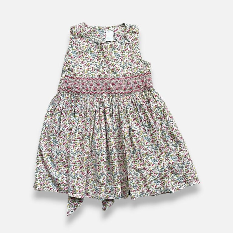 UNKNOWN Pink & White Dress - 3 years/4 years