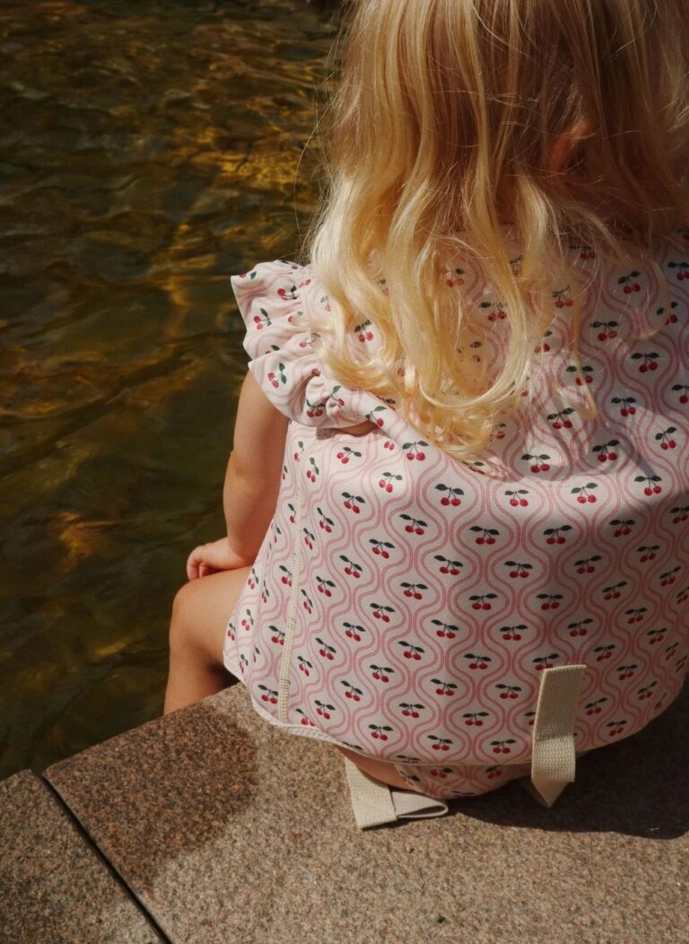 KONGES SLOJD Off-white & Pink Swim Vest - 2 years/3 years