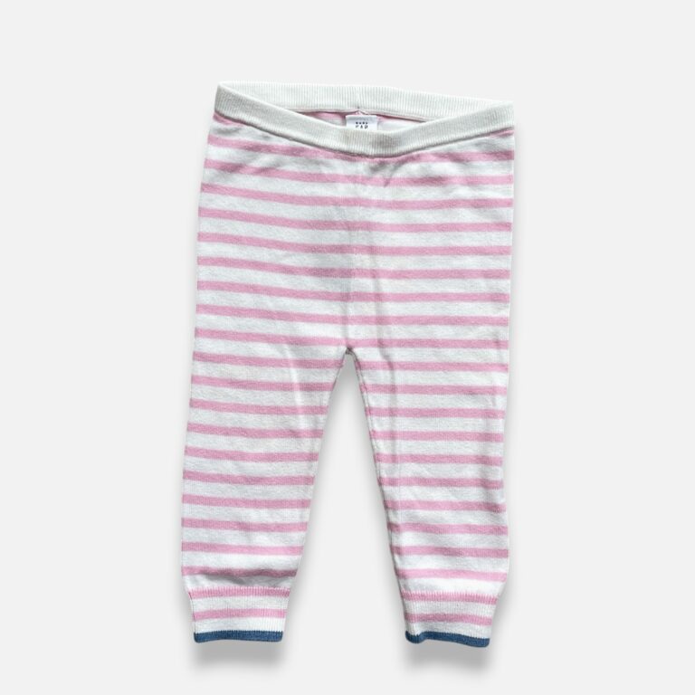 GAP Pink & Off-white Leggings - 6 months/9 months/12 months