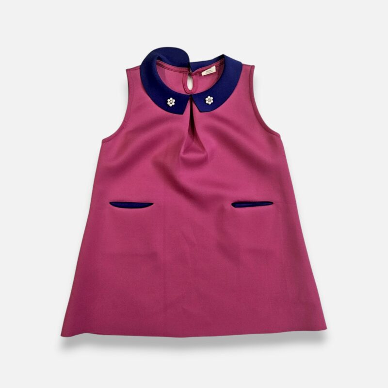 SHELL FAMILY Pink & Blue Dress - 9 years/10 years