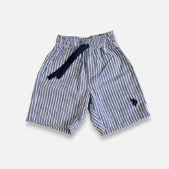 US POLO ASSN Blue & White Shorts - 12 months