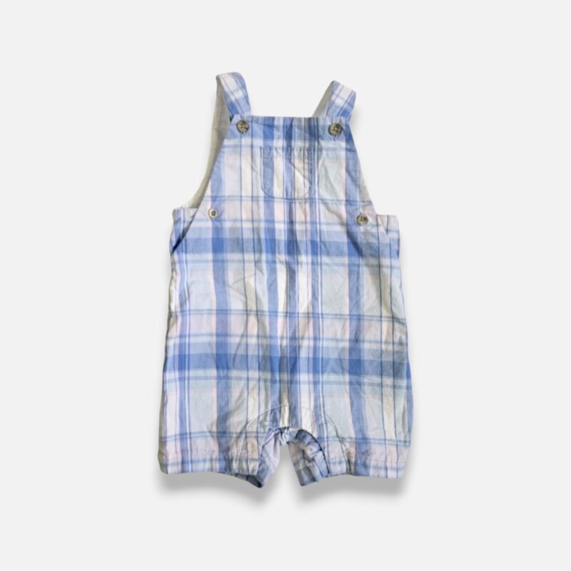 JANIE & JACK Blue & Pink Overall - 6 months/12 months