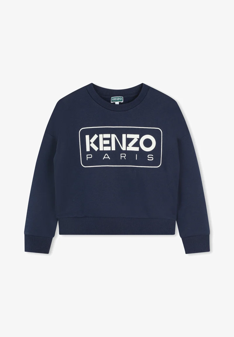 KENZO Navy & White Sweatshirt - 3 years