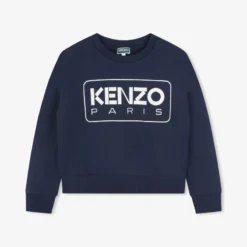 KENZO Navy & White Sweatshirt - 3 years
