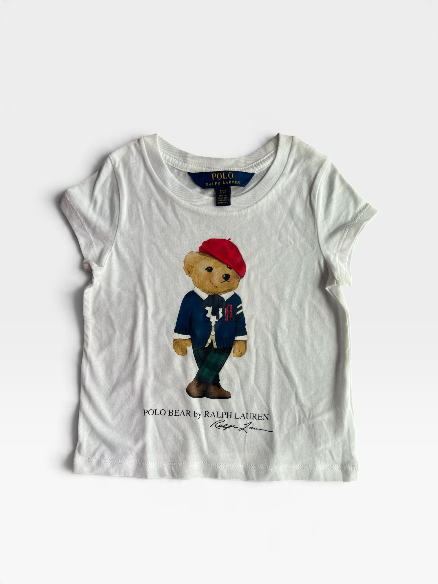 RALPH LAUREN White Tshirt - 2 years