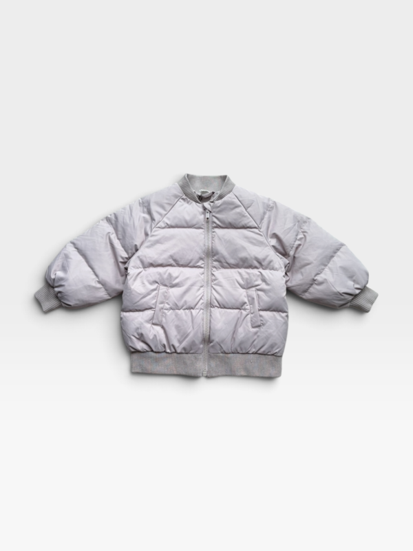 H&M Beige Puffer Jacket - 2 years/3 years