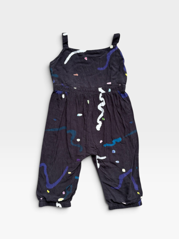 OUR MINI NATURE Black Jumpsuit - 3 years