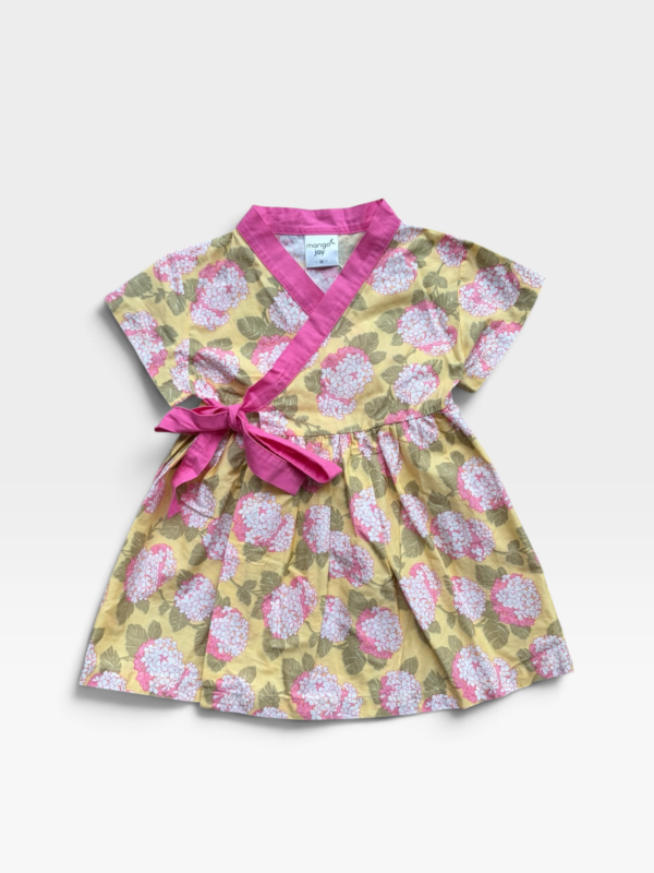 MANGO JAY Yellow & Pink Dress - 12 months/18 months