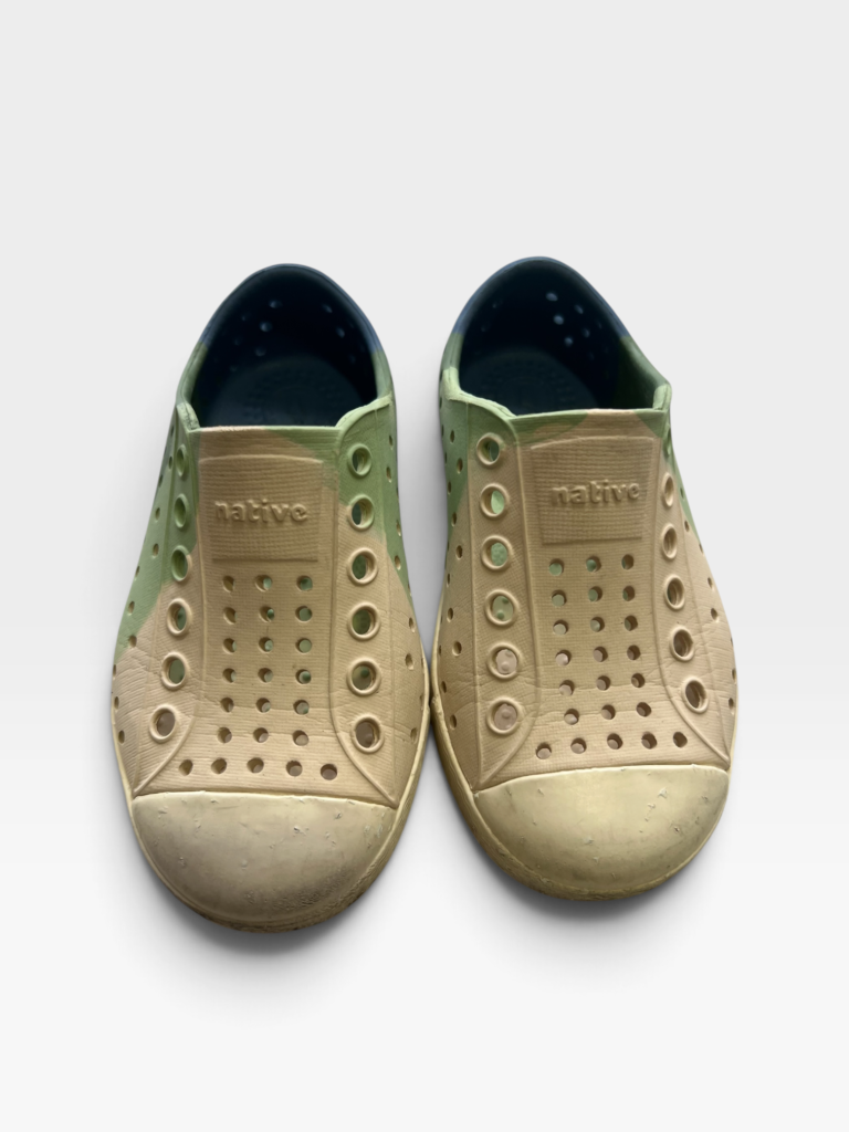 NATIVE Blue, Green & Off-white Sandals - EU24
