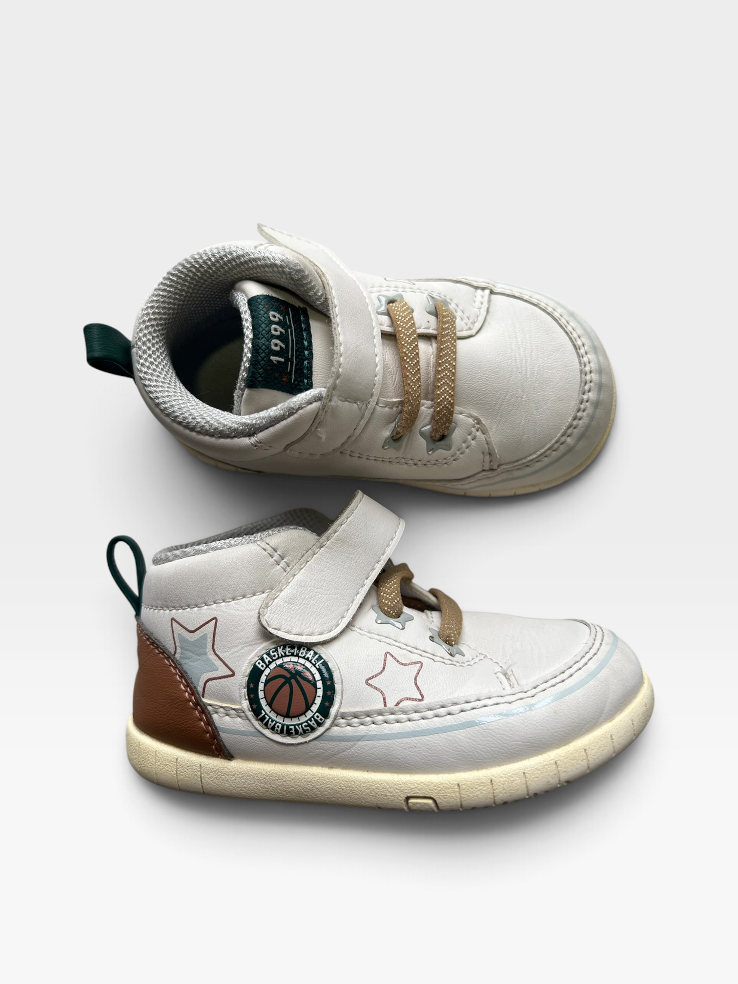 DR.KONG White & Brown Shoes - EU22