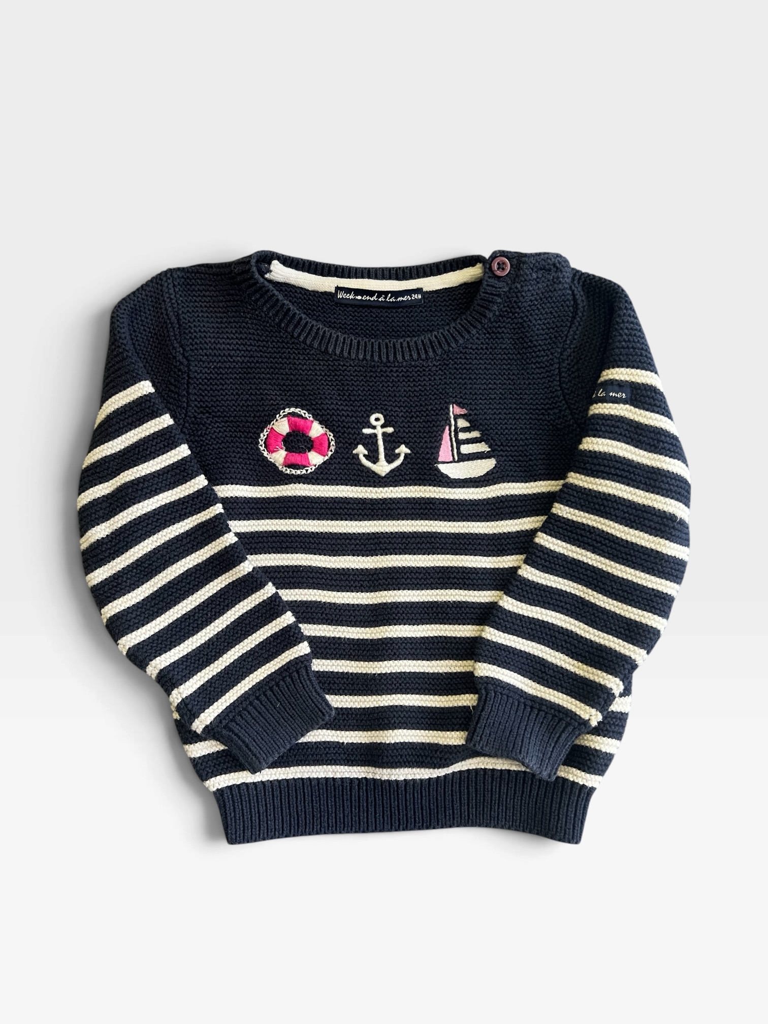 WEEKEND A LA MER Navy Sweater - 2 years